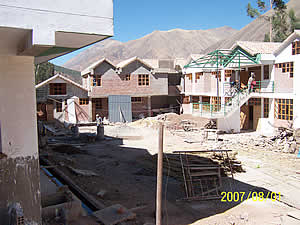 Das neue Jugendhaus kurz vor der Fertigstellung