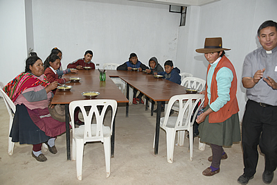 Speisesall im Jugendhaus Ccoyabamba