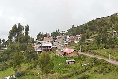 Das Andenhochdorf Ccoyabamba